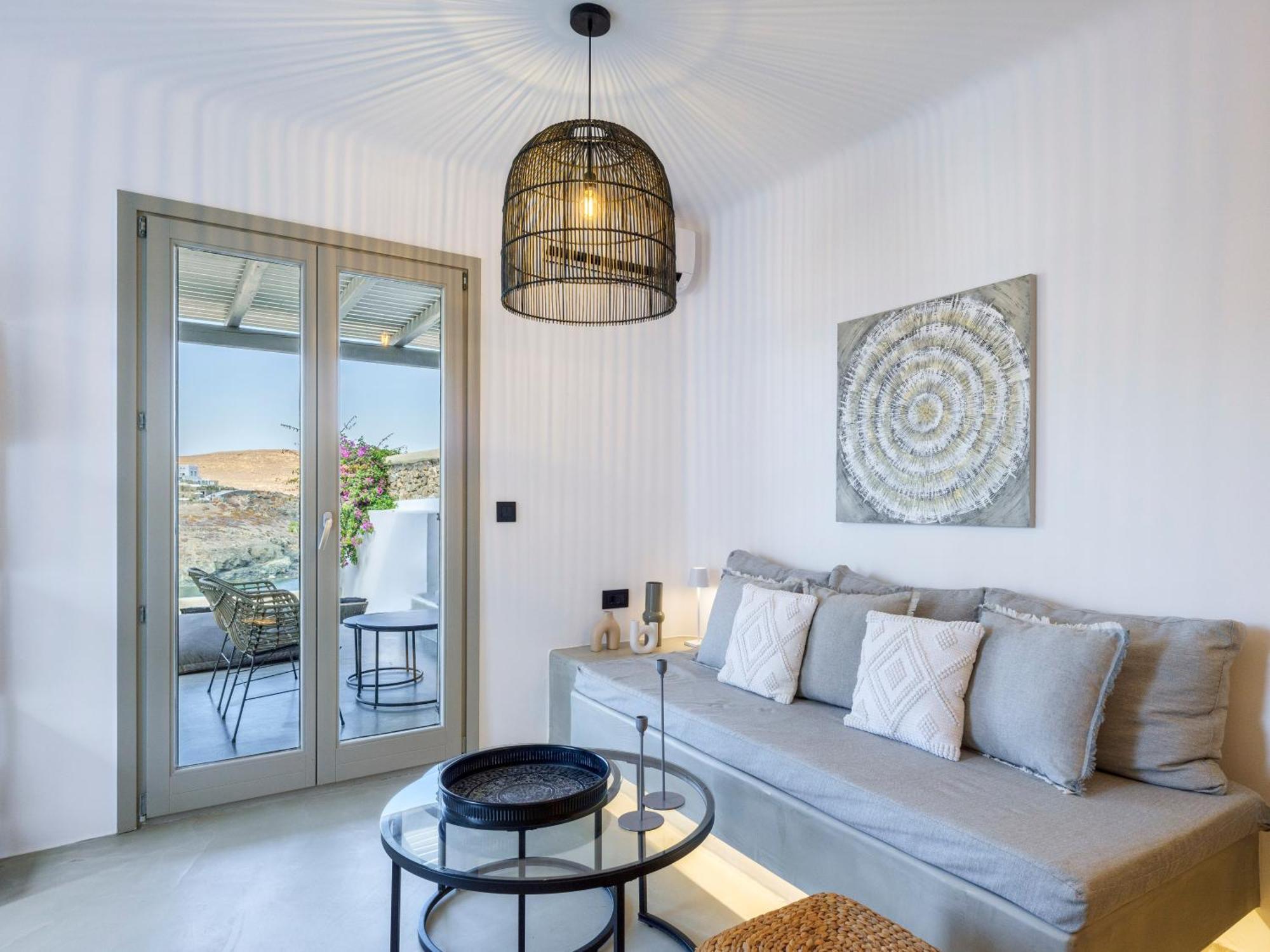 Mykonos Residence Villas & Suites Merchia Beach Dış mekan fotoğraf