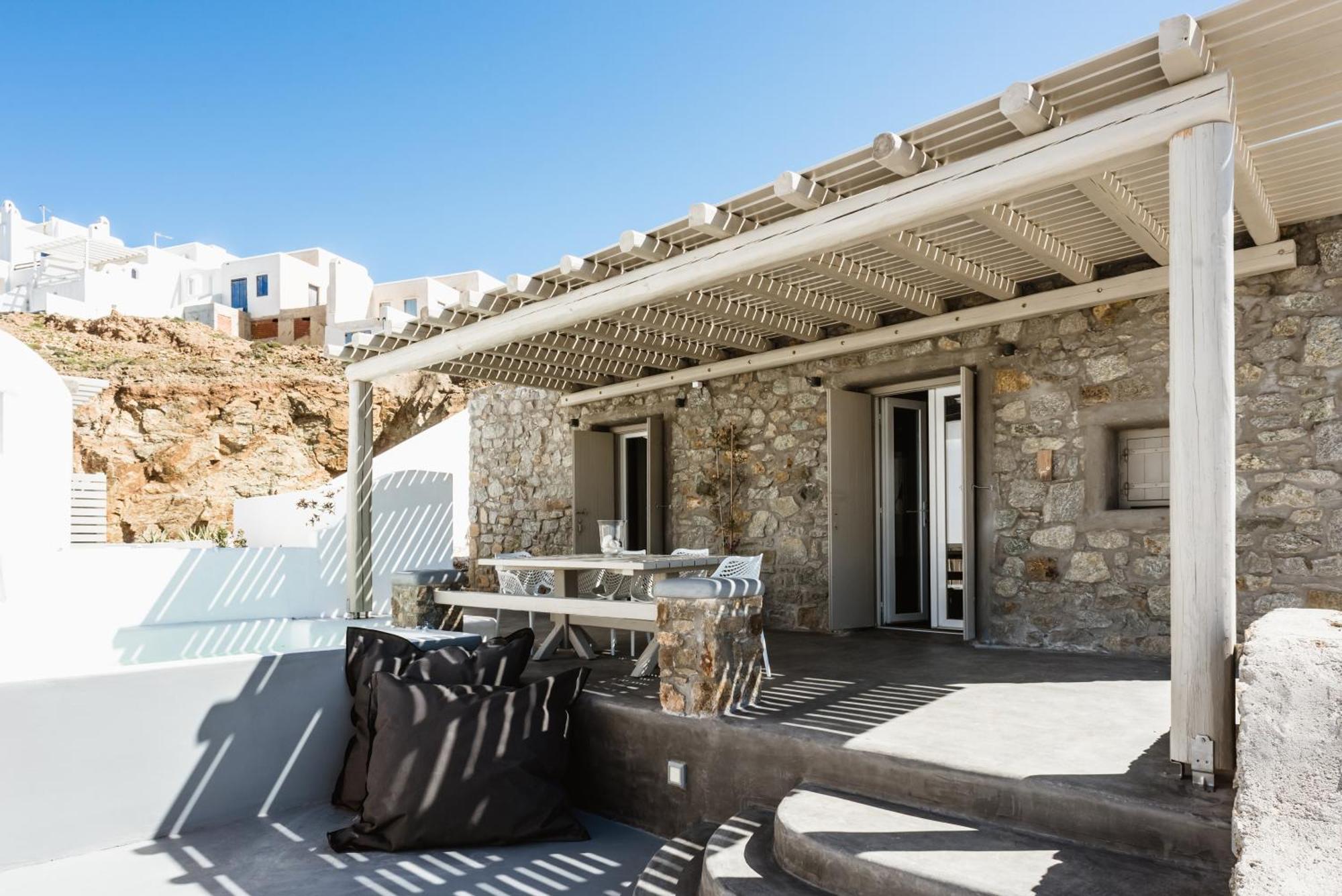Mykonos Residence Villas & Suites Merchia Beach Dış mekan fotoğraf