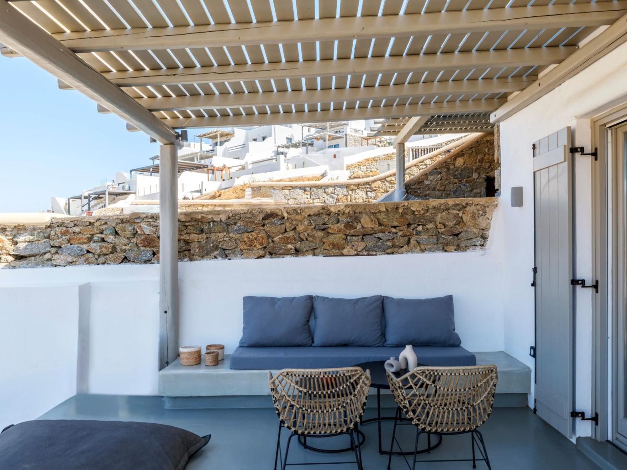 Mykonos Residence Villas & Suites Merchia Beach Dış mekan fotoğraf
