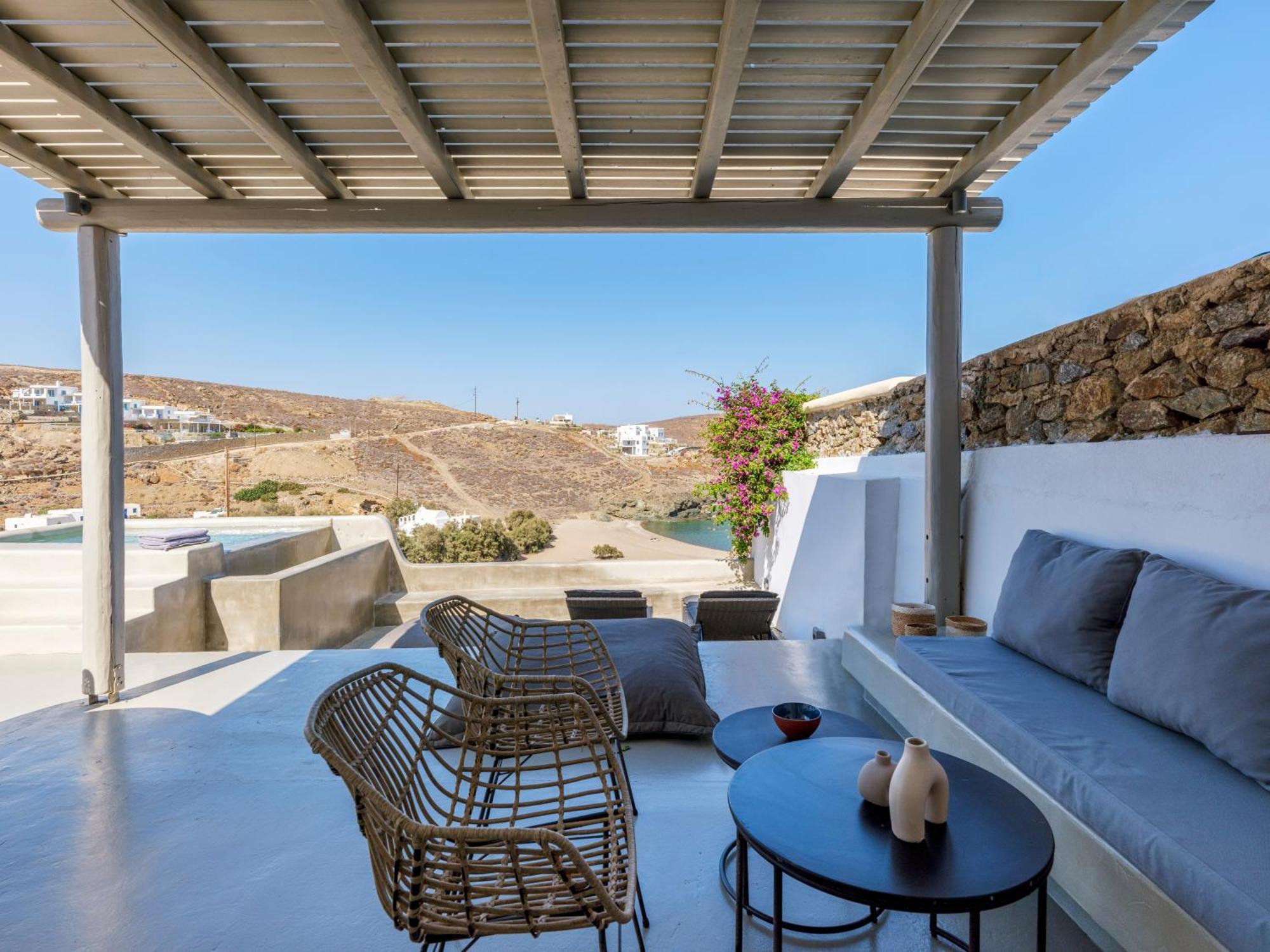 Mykonos Residence Villas & Suites Merchia Beach Dış mekan fotoğraf