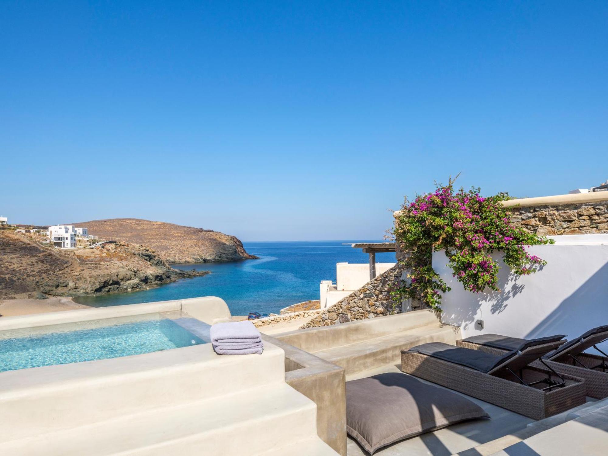 Mykonos Residence Villas & Suites Merchia Beach Dış mekan fotoğraf