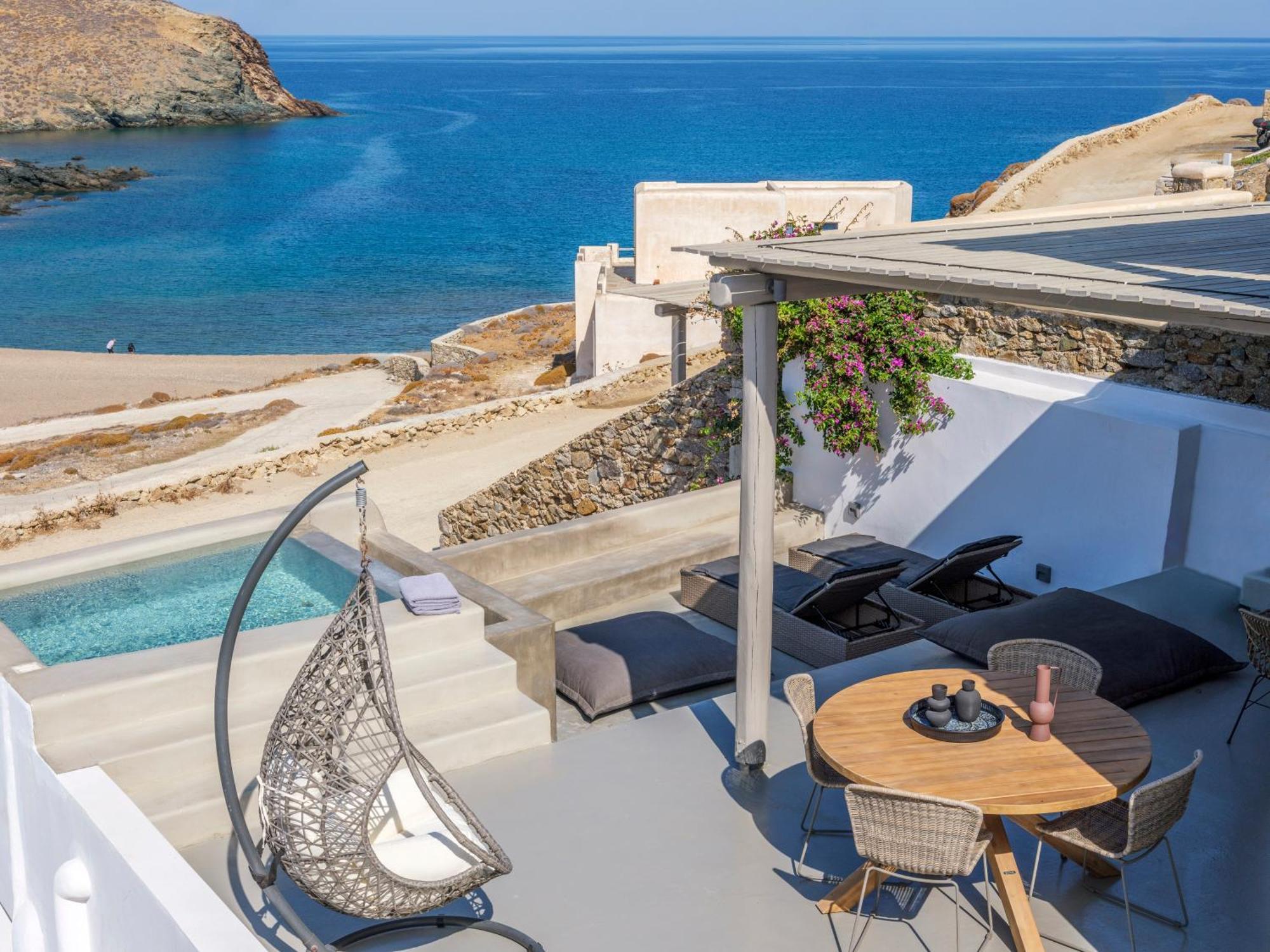 Mykonos Residence Villas & Suites Merchia Beach Dış mekan fotoğraf