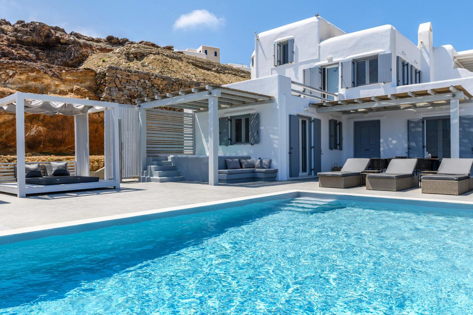 Mykonos Residence Villas & Suites Merchia Beach Dış mekan fotoğraf