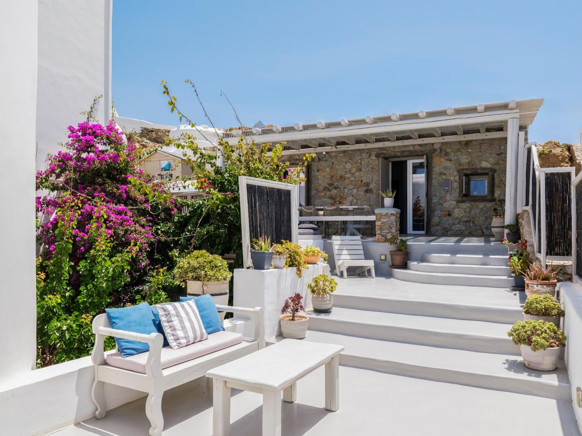 Mykonos Residence Villas & Suites Merchia Beach Dış mekan fotoğraf