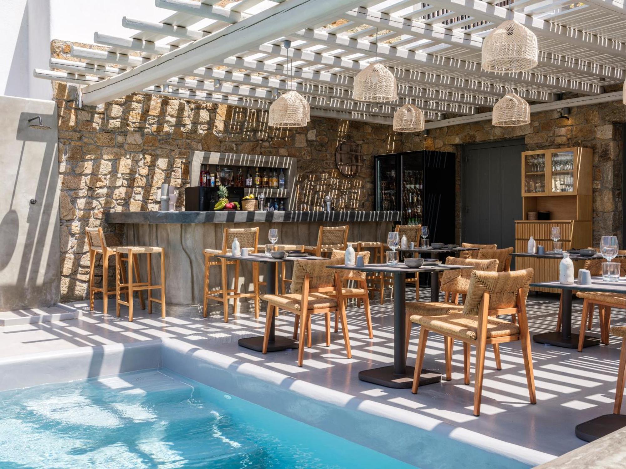Mykonos Residence Villas & Suites Merchia Beach Dış mekan fotoğraf