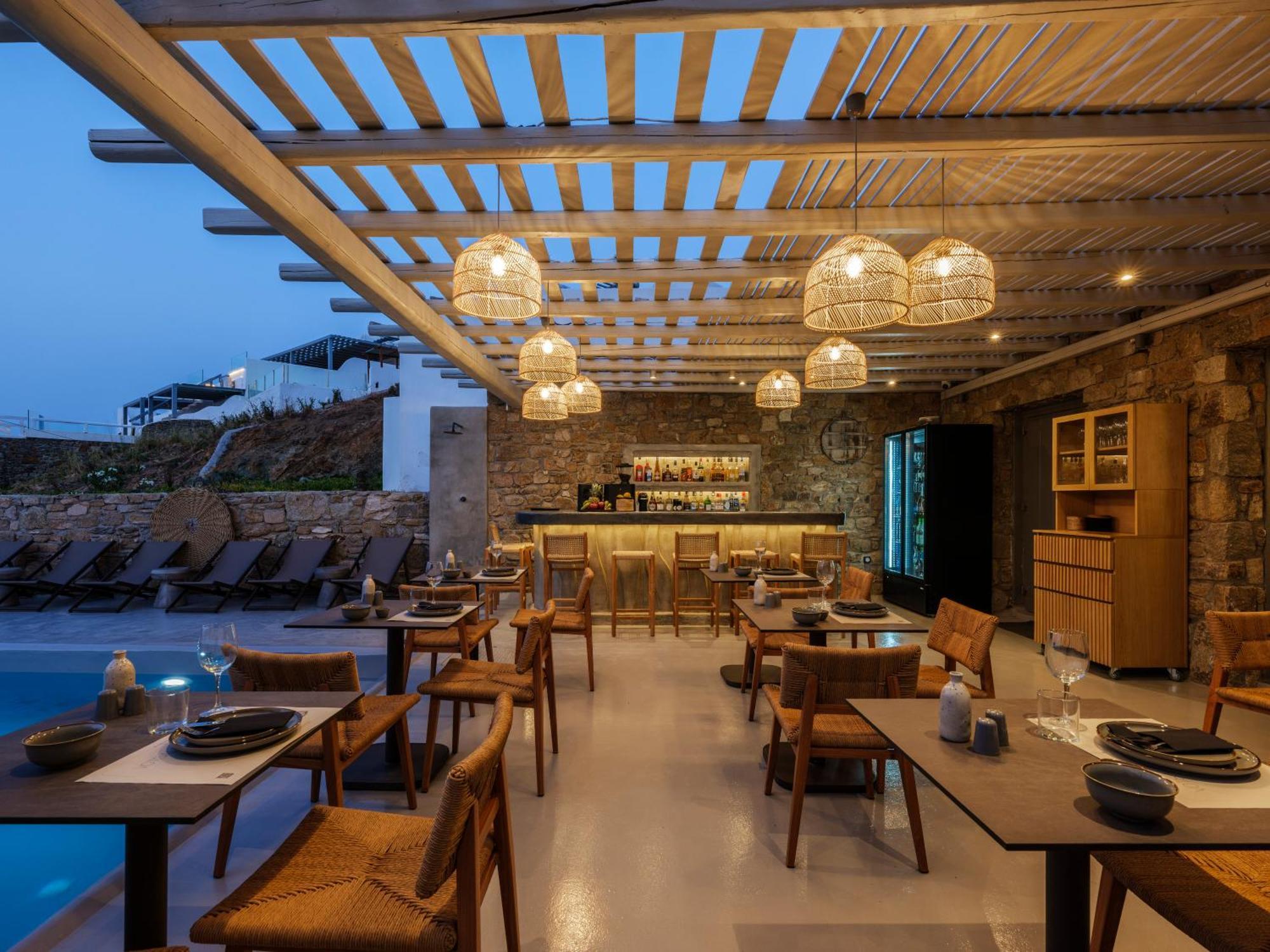 Mykonos Residence Villas & Suites Merchia Beach Dış mekan fotoğraf