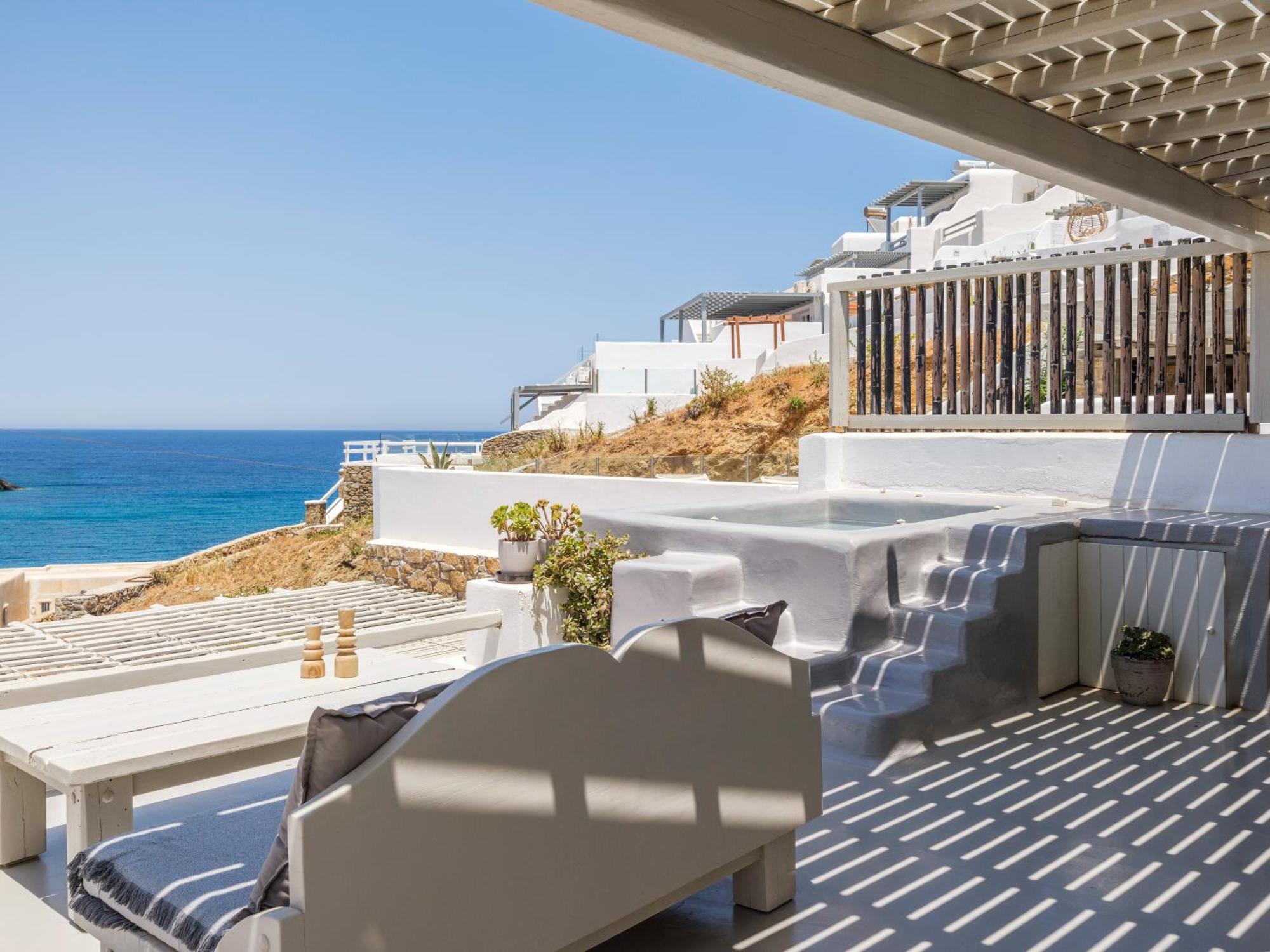 Mykonos Residence Villas & Suites Merchia Beach Dış mekan fotoğraf