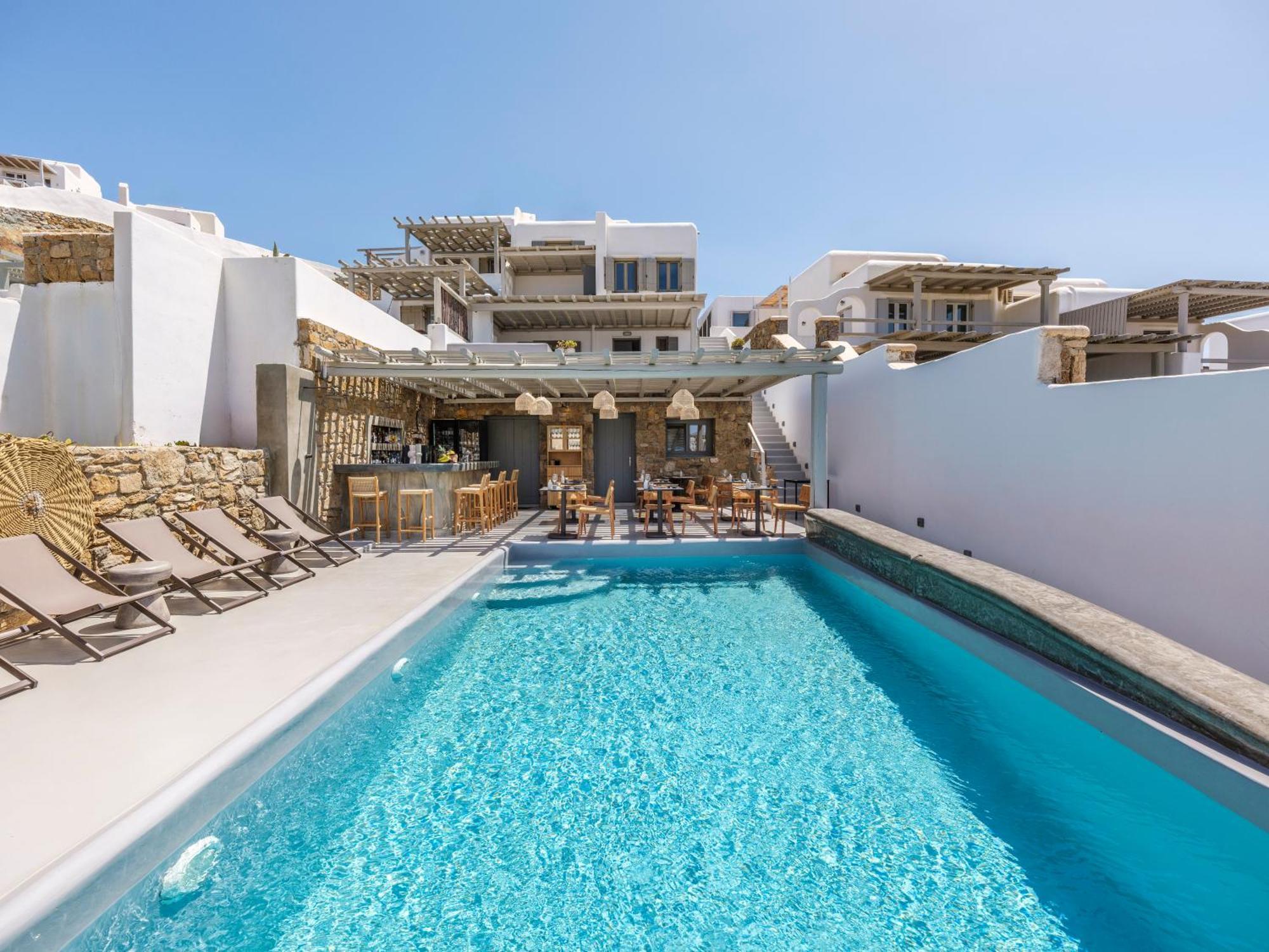Mykonos Residence Villas & Suites Merchia Beach Dış mekan fotoğraf