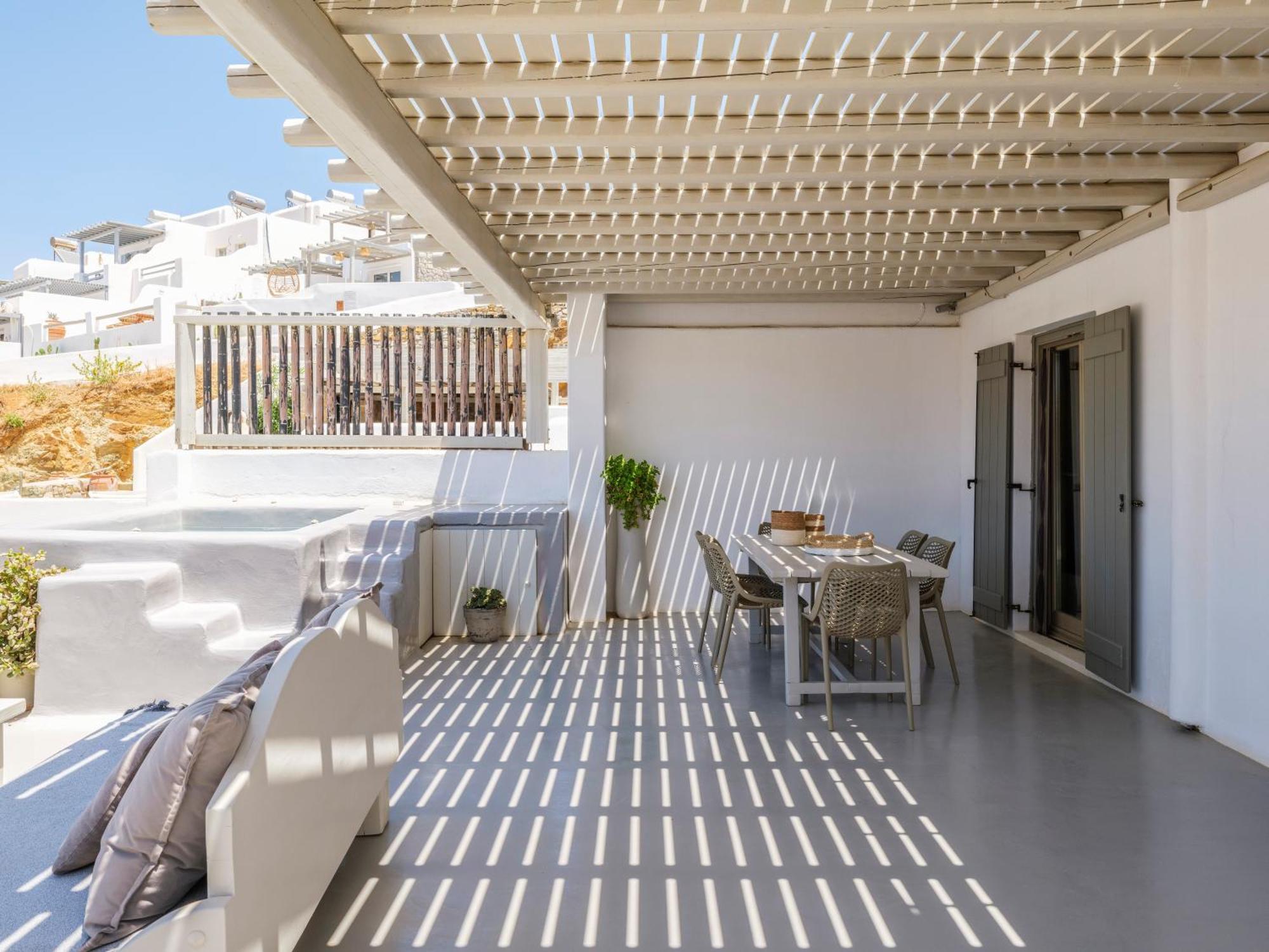 Mykonos Residence Villas & Suites Merchia Beach Dış mekan fotoğraf