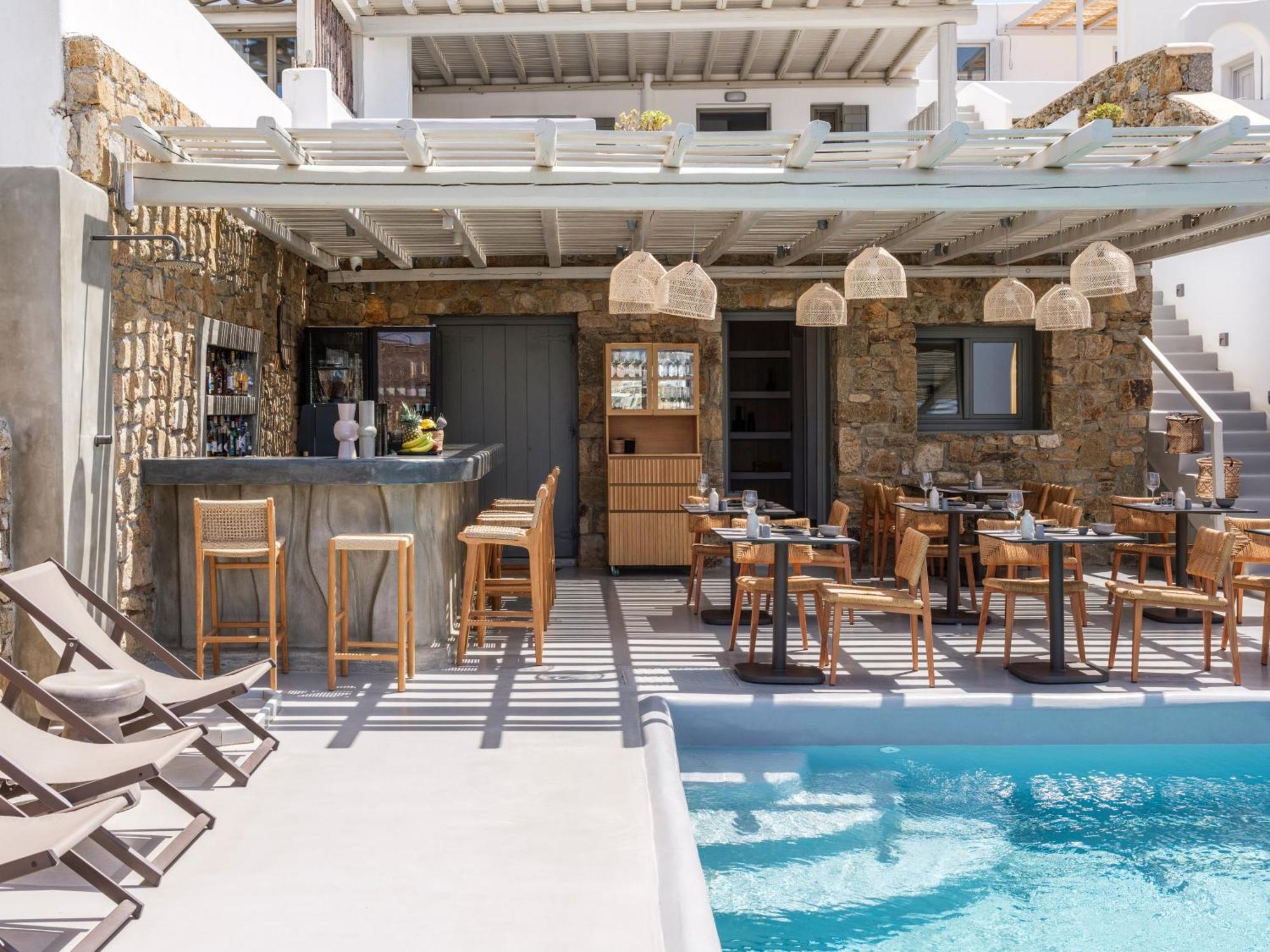 Mykonos Residence Villas & Suites Merchia Beach Dış mekan fotoğraf