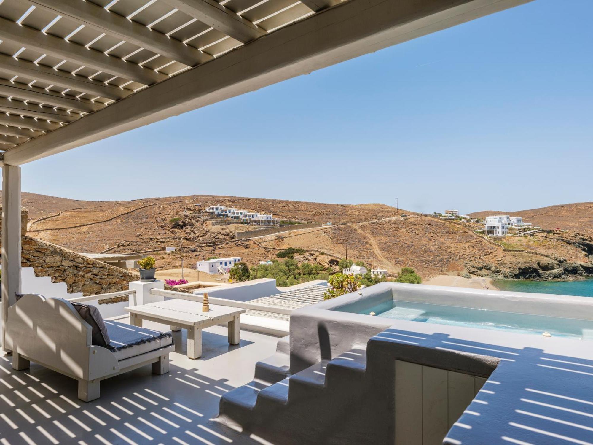 Mykonos Residence Villas & Suites Merchia Beach Dış mekan fotoğraf
