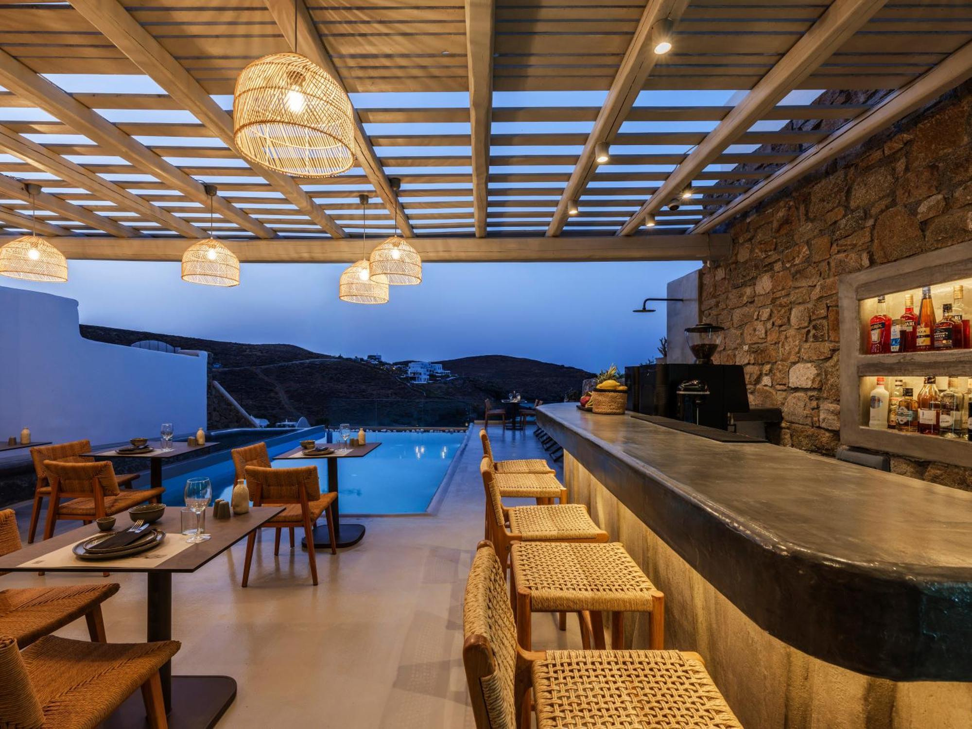 Mykonos Residence Villas & Suites Merchia Beach Dış mekan fotoğraf